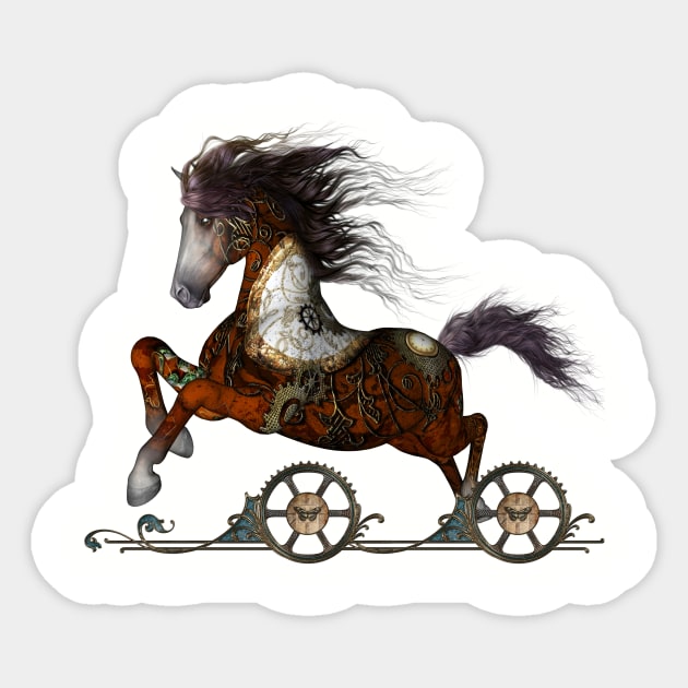 Wonderful steampunk horse Sticker by Nicky2342